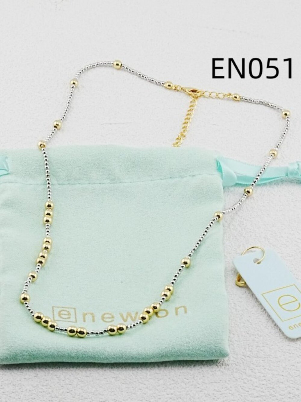Enewton Two-Tone Bead Necklace